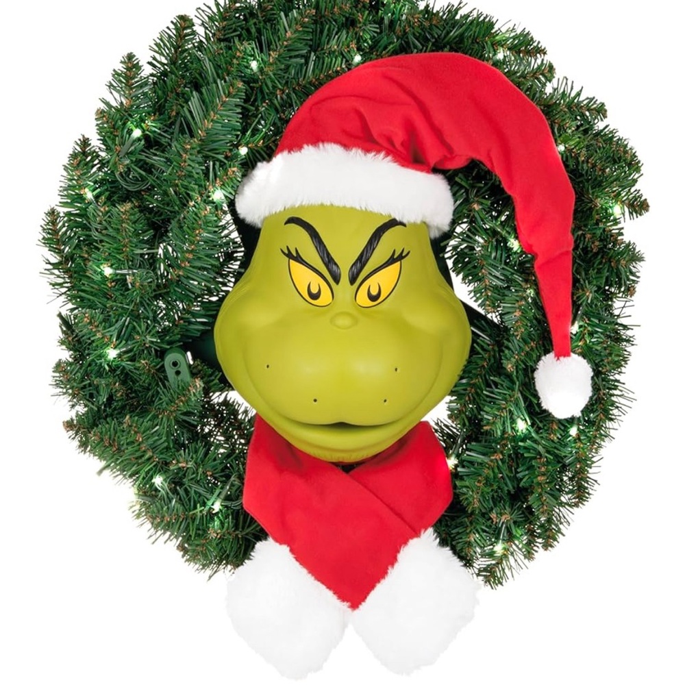 Hallmark Grinch Christmas Interactive Wreath